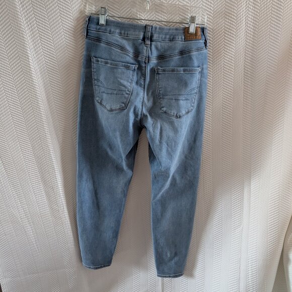 American Eagle AE Forever Soft Curvy High-Rise Jegging Size 8 Short Crossover - Picture 3 of 10